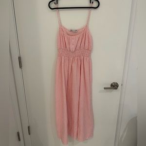 Zara pink long dress Size M